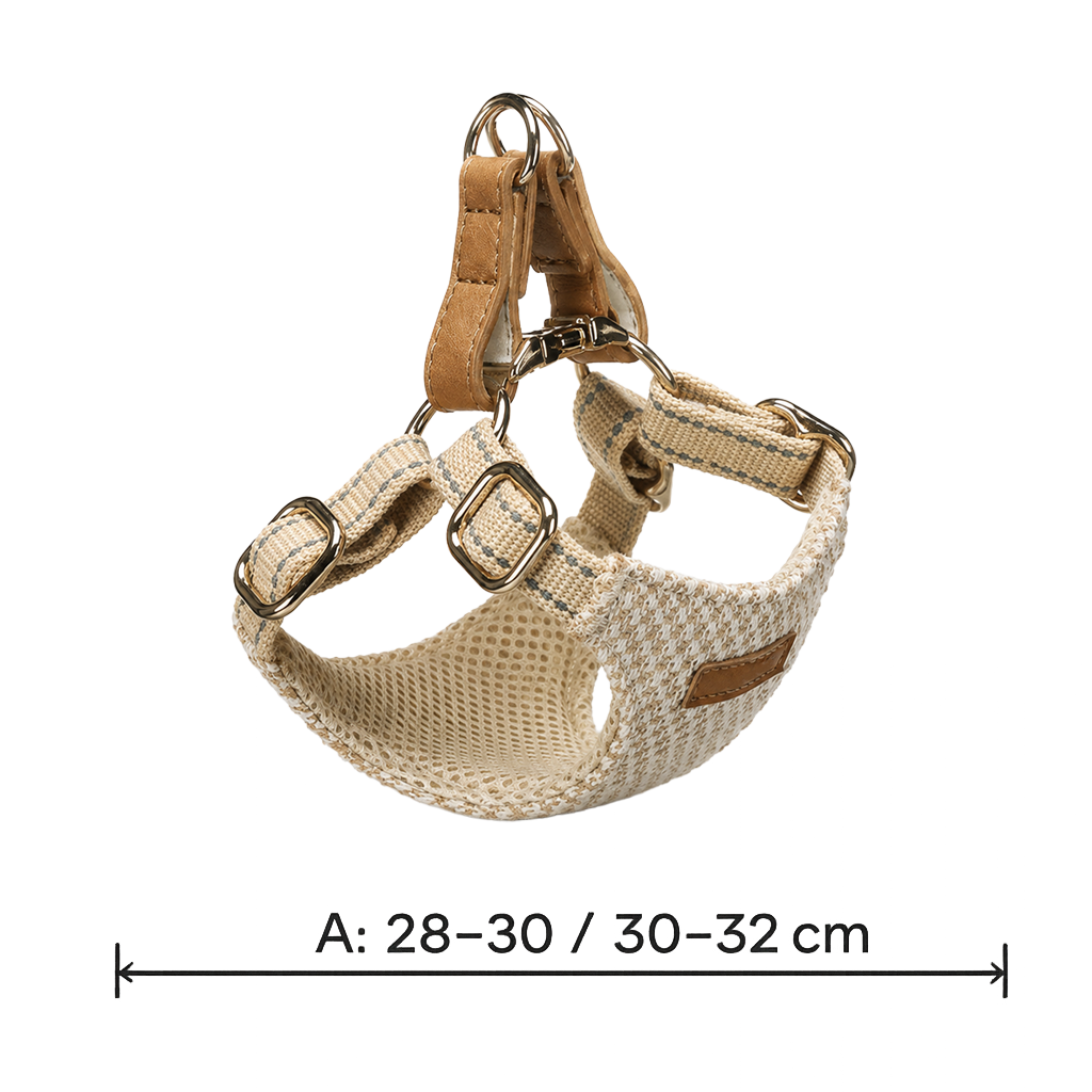 Harnais Step&Go Lara Beige Flamingo Pour Chien
