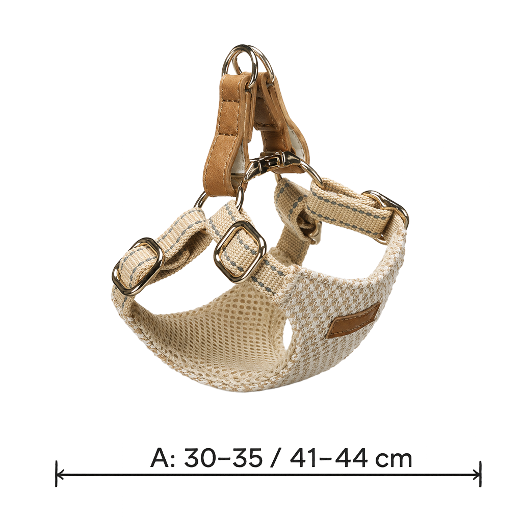 Harnais Step&Go Lara Beige Flamingo Pour Chien