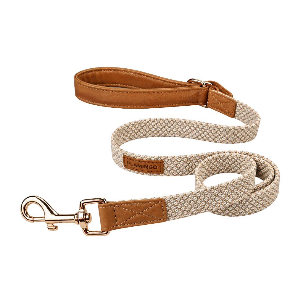 Laisse Lara Beige Flamingo