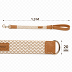 Laisse Lara Beige Flamingo