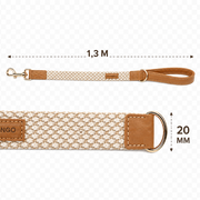 Laisse Lara Beige Flamingo