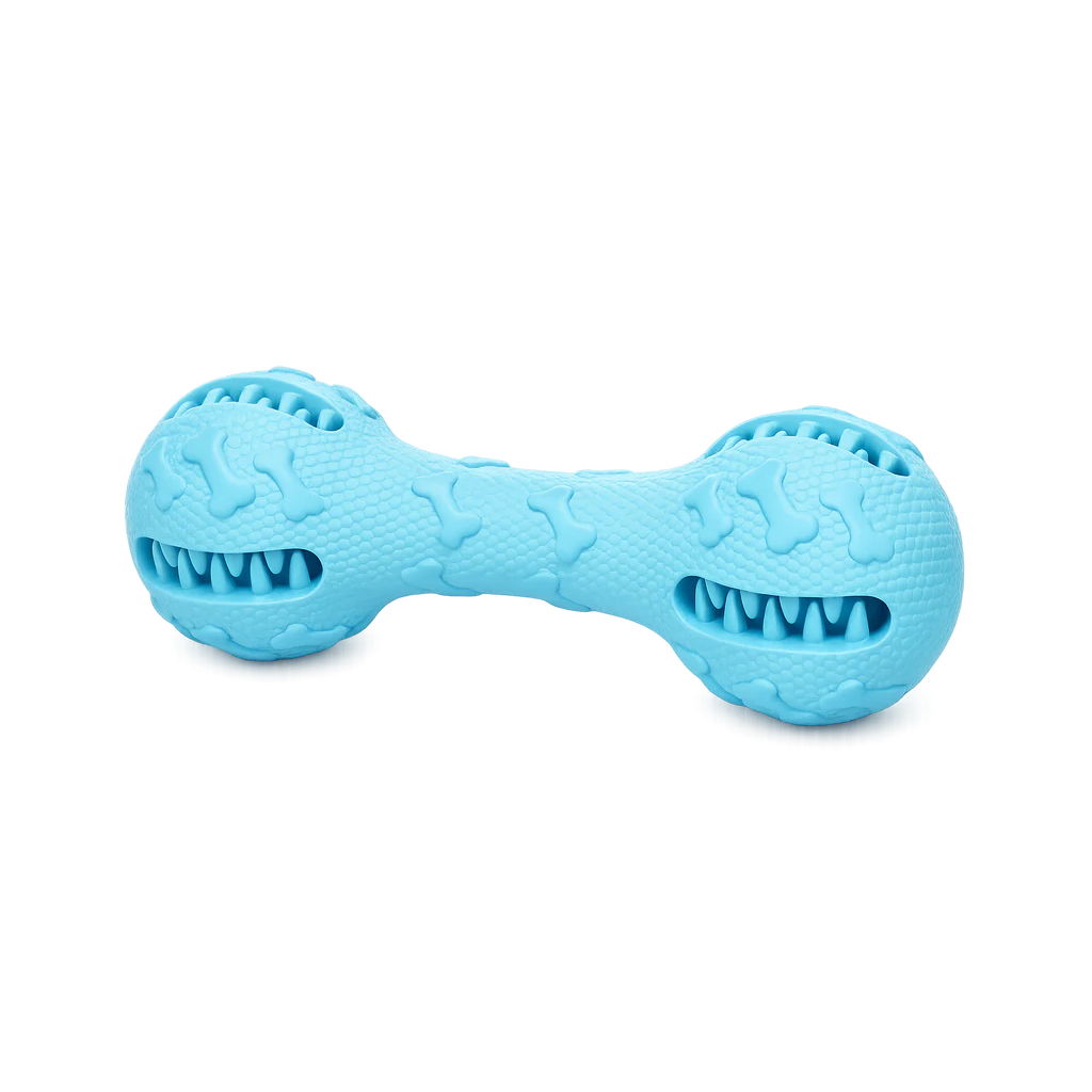 Jouet Tanno Haltère Bleu Pour Chien