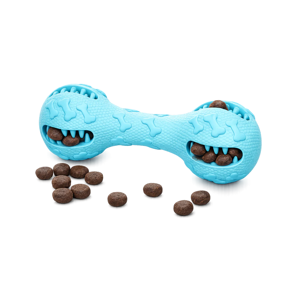Jouet Tanno Haltère Bleu Pour Chien