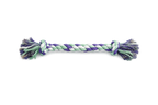 Corde Pour Chien Coton Tressé Double Nœud Mauve Et Vert