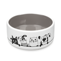 Gamelle Pour Chien Noir & Blanc
