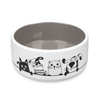 Gamelle Pour Chien Noir & Blanc