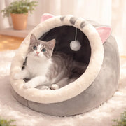 Panier pour chat avec oreille de chat
