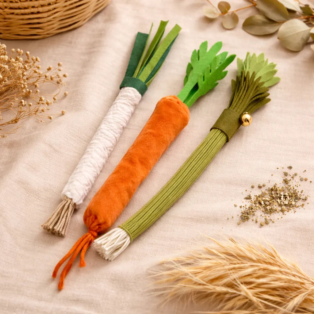 Jouet à mâcher en légume