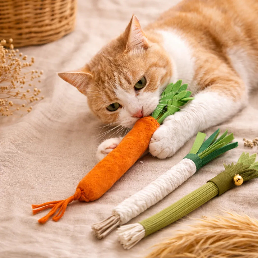 Jouet à mâcher en légume