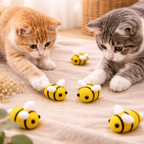 Abeille en peluche douce