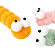 Chenille à mâcher en peluche