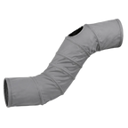 Tunnel pliable gris en S