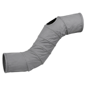 Tunnel pliable gris en S