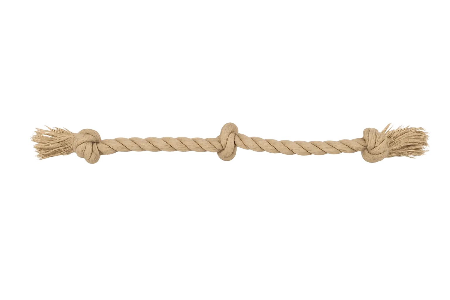 Cordon avec 3 noeuds Brun
