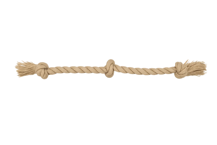 Cordon avec 3 noeuds Brun