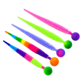 Lot de 5x balle rembondissante coloré