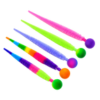 Lot de 5x balle rembondissante coloré