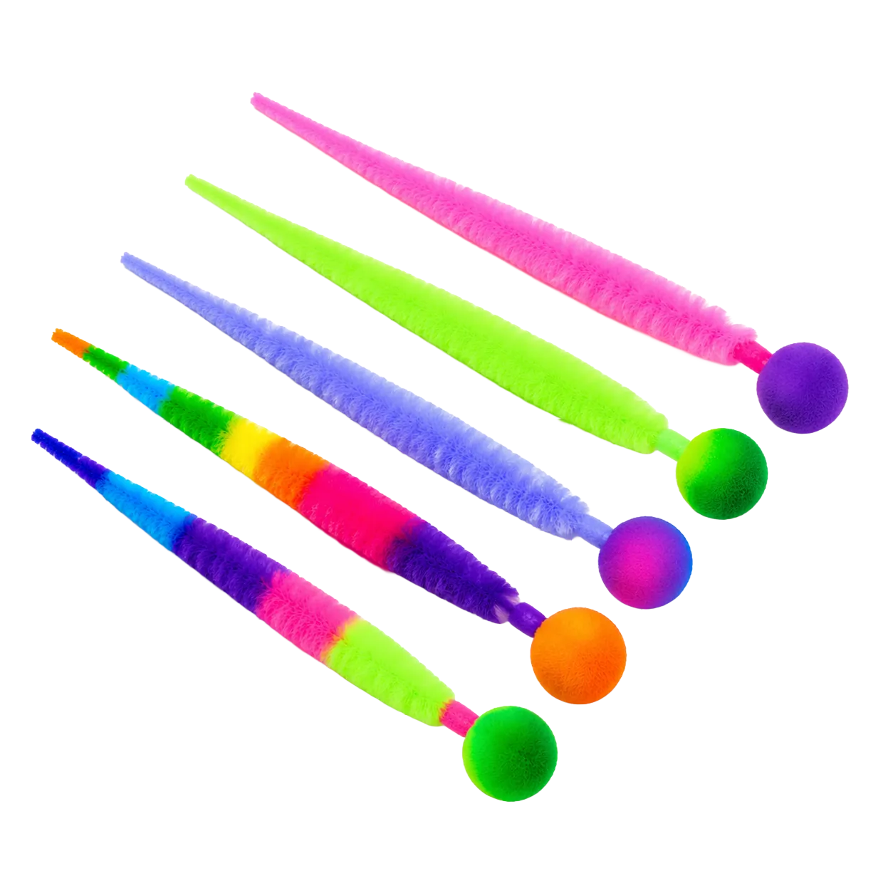 Lot de 5x balle rembondissante coloré