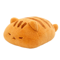 Peluche géante chat orange