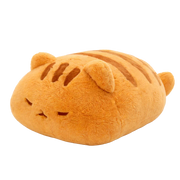 Peluche géante chat orange