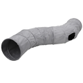Tunnel pliable gris en S