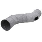 Tunnel pliable gris en S