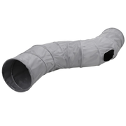 Tunnel pliable gris en S