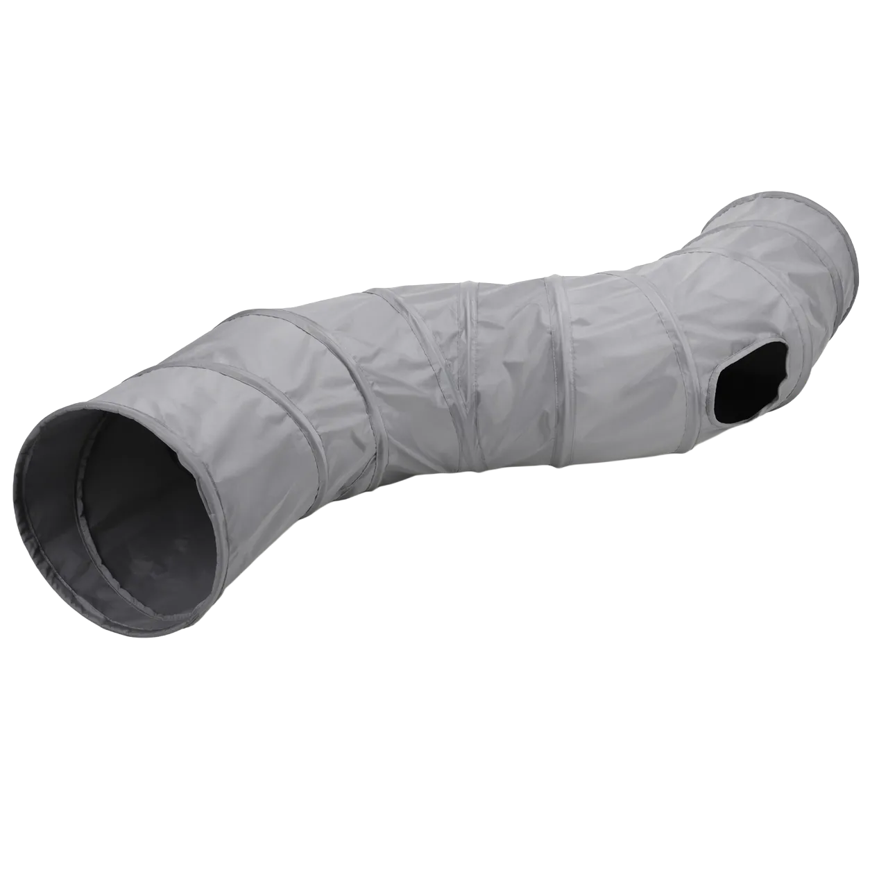 Tunnel pliable gris en S